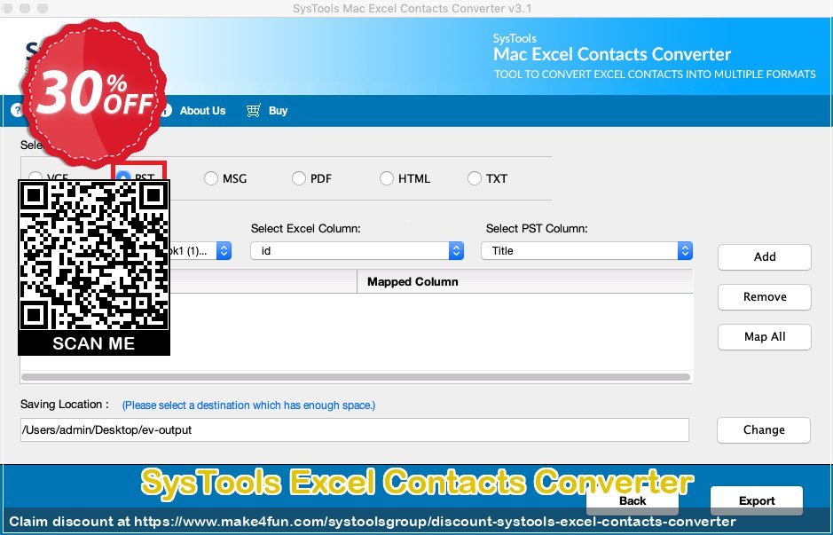 Systools Excel Contacts Converter coupon codes for Teacher Appreciation with 35% OFF, May 2025 - Make4fun