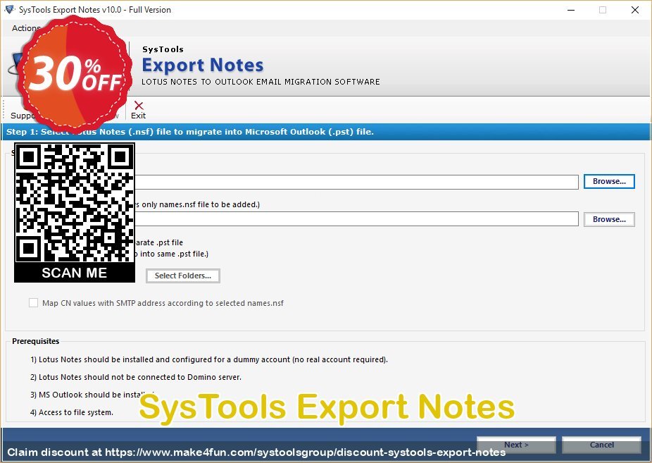 Systools Export Notes coupon codes for May Celebrations with 35% OFF, May 2025 - Make4fun