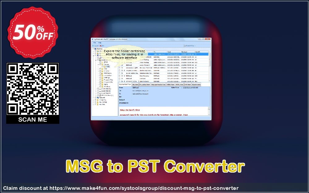 Msg To Pst Converter coupon codes for Mom's Day with 55% OFF, May 2025 - Make4fun
