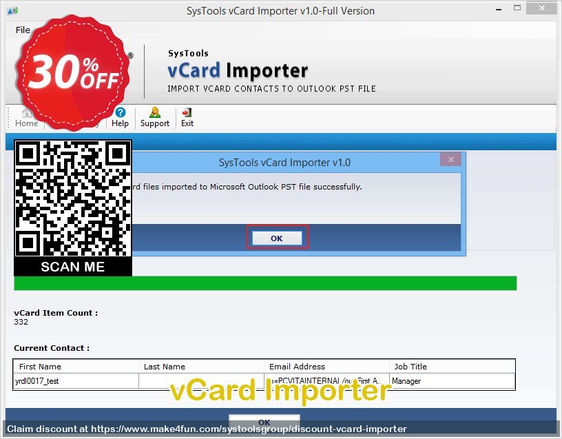 Vcard Importer coupon codes for May Celebrations with 35% OFF, May 2025 - Make4fun