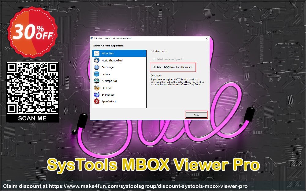 Systools Mbox Viewer Pro coupon codes for Bike Commute Day with 55% OFF, May 2025 - Make4fun