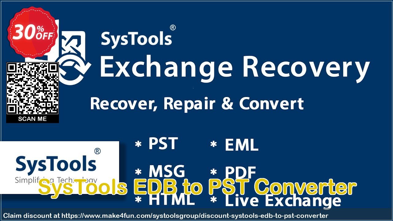 Systools Edb To Pst Converter coupon codes for Star Wars Fan Day with 35% OFF, May 2025 - Make4fun
