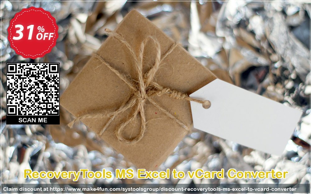 Recoverytools Ms Excel To Vcard Converter coupon codes for Mom's Day with 35% OFF, May 2025 - Make4fun