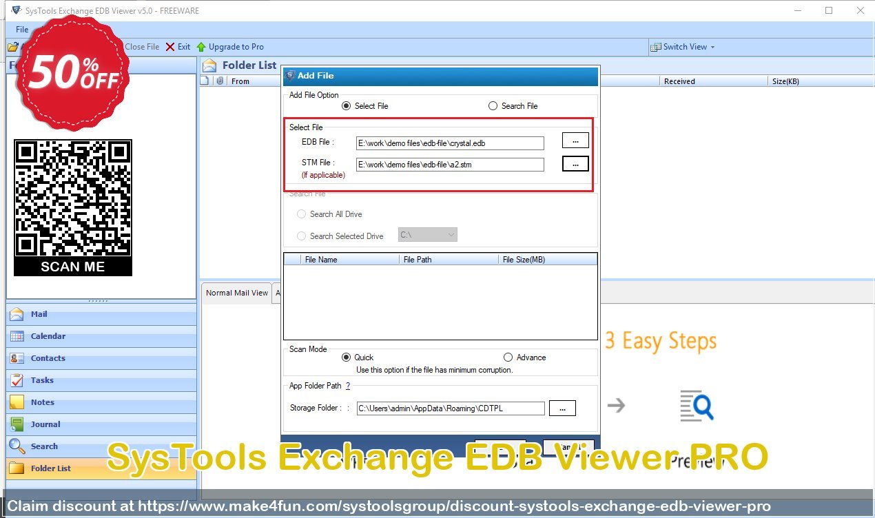 Systools Exchange Edb Viewer Pro coupon codes for Space Day with 55% OFF, May 2025 - Make4fun