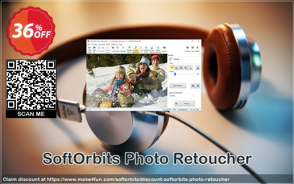 Softorbits Photo Retoucher coupon codes for Teacher Appreciation with 35% OFF, May 2025 - Make4fun