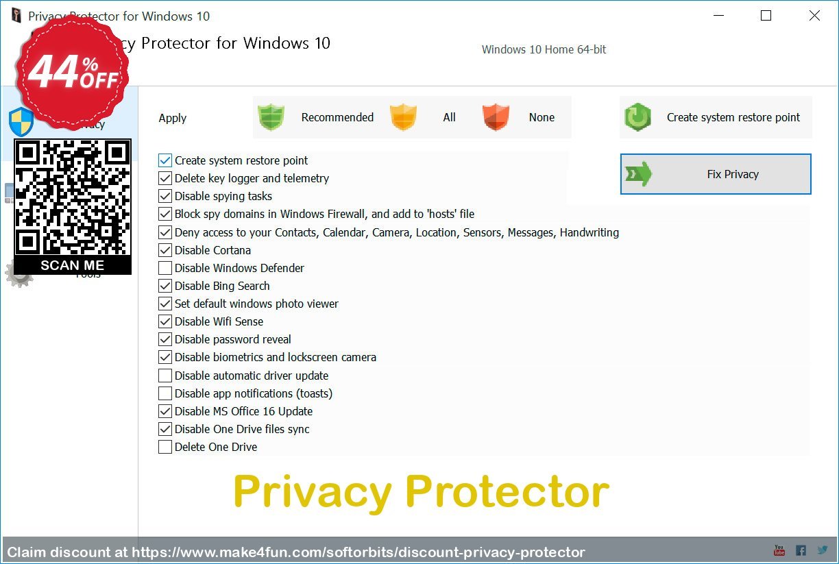 Privacy Protector coupon codes for Foolish Fun with 45% OFF, April 2025 - Make4fun