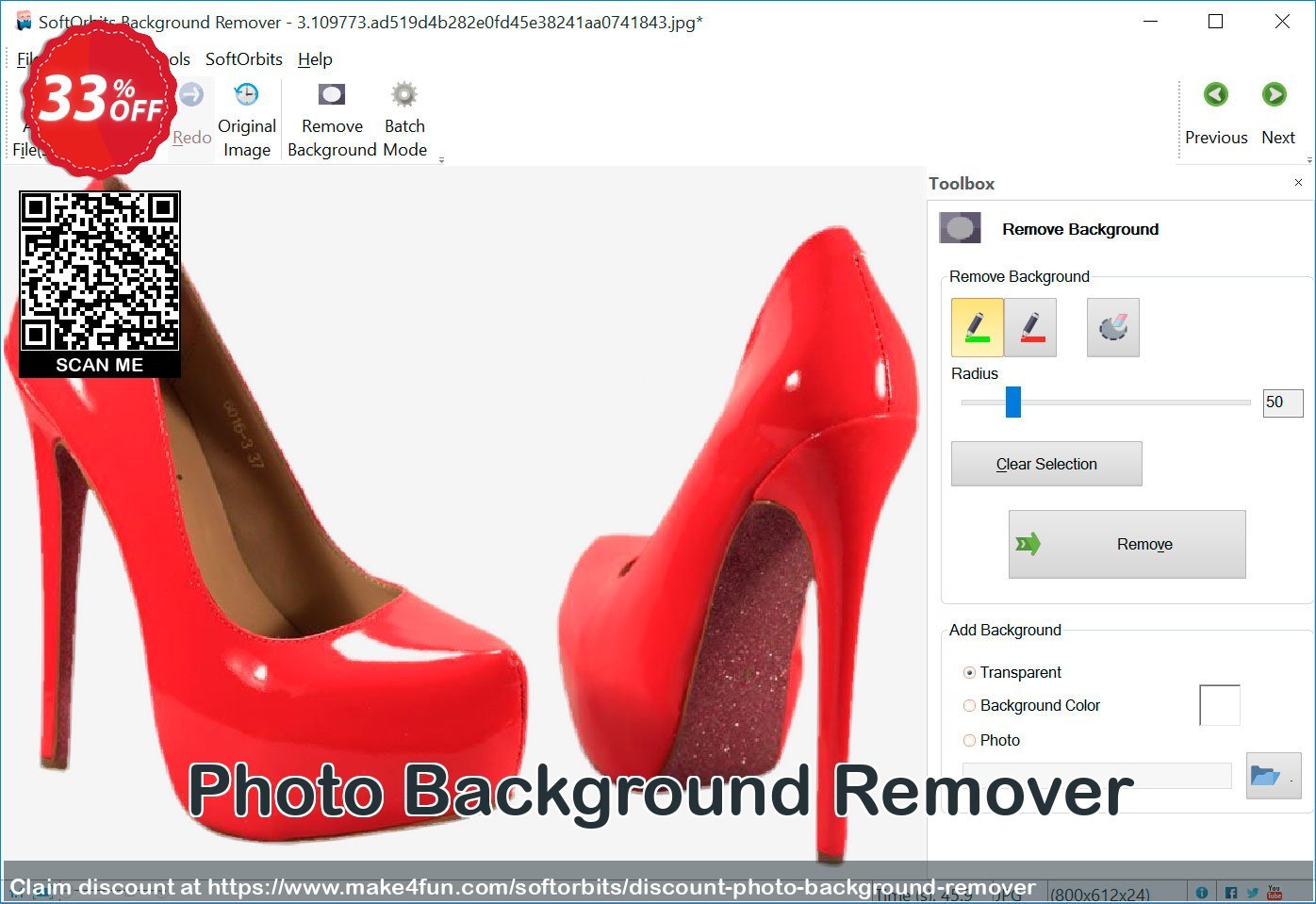 Photo background remover coupon codes for Bike Commute Day with 35% OFF, May 2024 - Make4fun