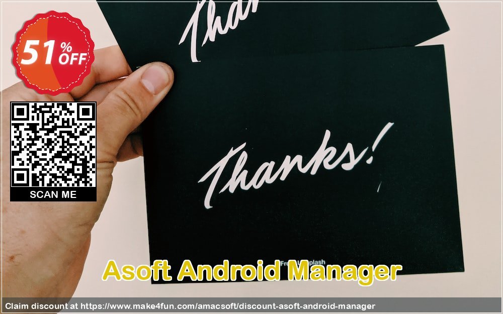 Asoft Android Manager coupon codes for May Celebrations with 55% OFF, May 2025 - Make4fun