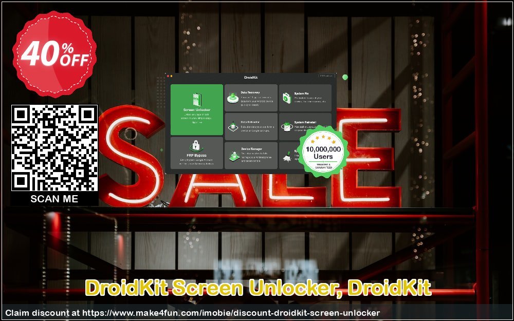 Droidkit screen unlocker coupon codes for Sweetheart Day with 65% OFF, March 2024 - Make4fun