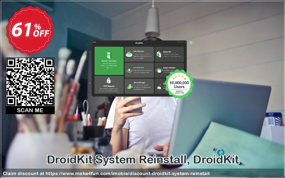 Droidkit System Reinstall coupon codes for Space Day with 65% OFF, May 2025 - Make4fun