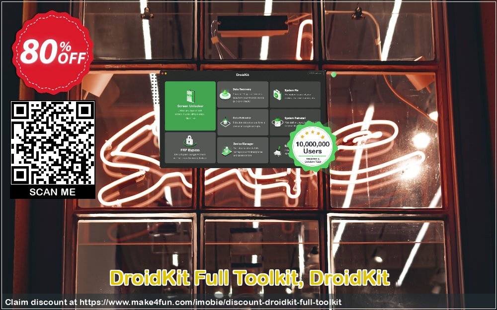 Droidkit Full Toolkit coupon codes for May Celebrations with 85% OFF, May 2025 - Make4fun