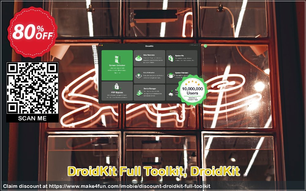 Droidkit full toolkit coupon codes for Fool's Fun with 85% OFF, May 2024 - Make4fun