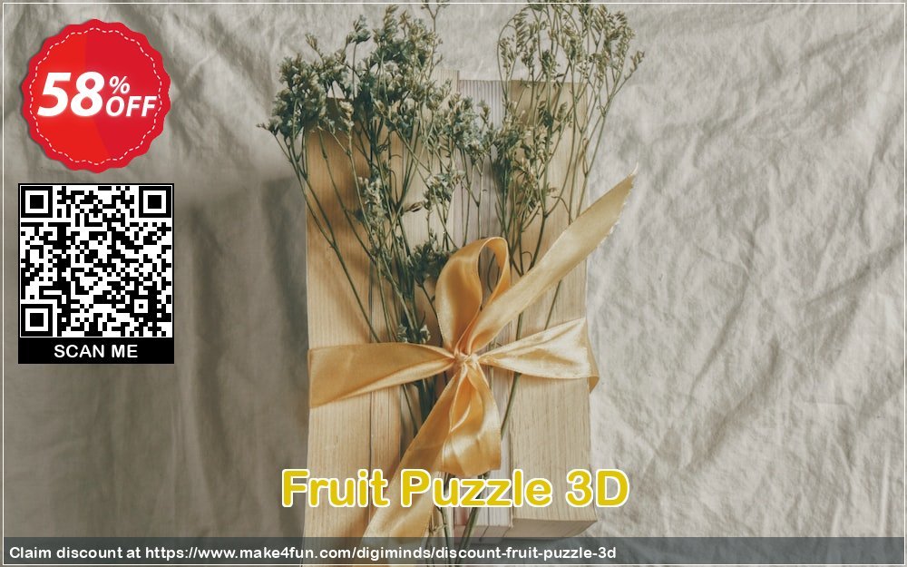 Fruit puzzle 3d coupon codes for Mom's Special Day with 55% OFF, May 2024 - Make4fun