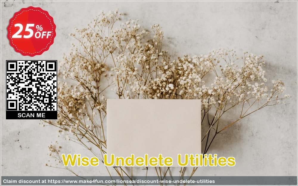 Wise Undelete Utilities coupon codes for #mothersday with 30% OFF, May 2025 - Make4fun