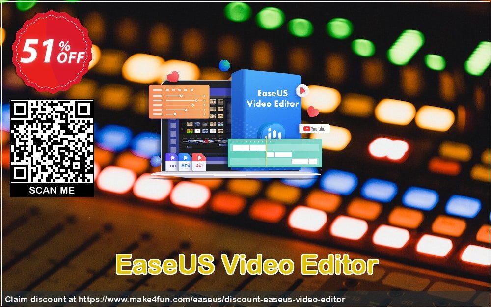 Easeus video editor coupon codes for National Nap Day with 55% OFF, March 2024 - Make4fun