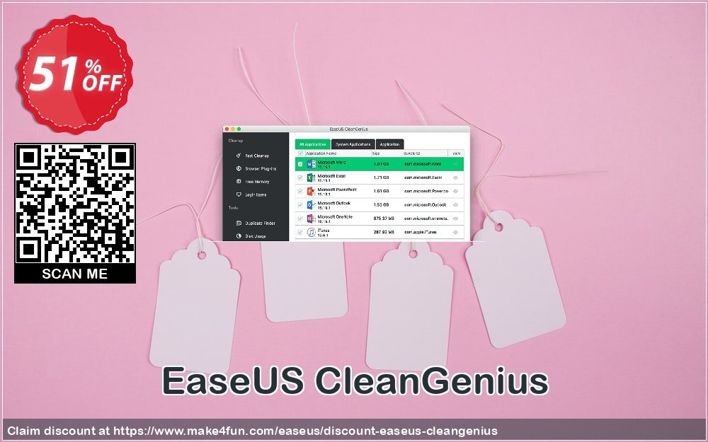Easeus Cleangenius coupon codes for Space Day with 55% OFF, May 2025 - Make4fun