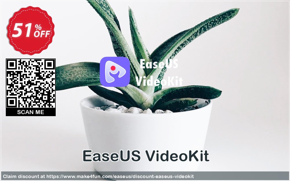 Easeus videokit coupon codes for Mom's Special Day with 55% OFF, May 2024 - Make4fun