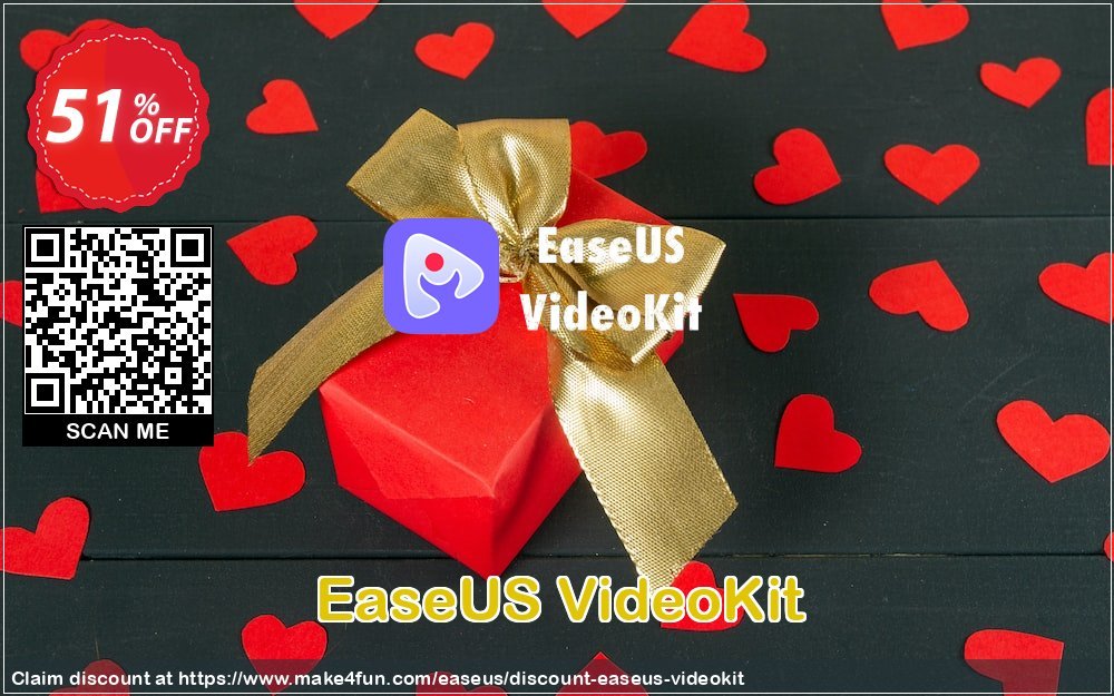 Easeus videokit coupon codes for Valentine's Day with 55% OFF, March 2024 - Make4fun