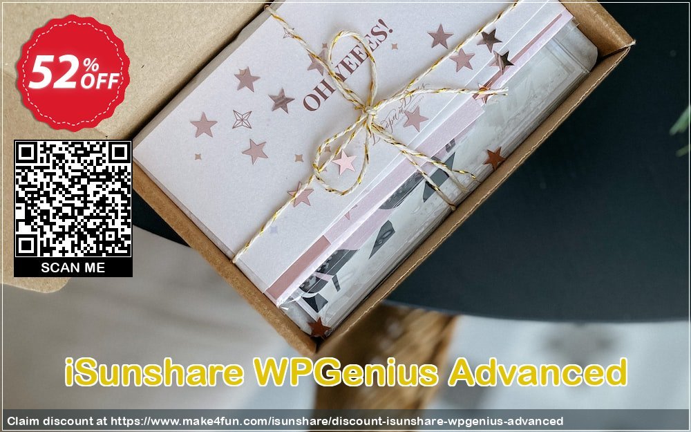 Isunshare Wpgenius Advanced coupon codes for Mom's Day with 55% OFF, May 2025 - Make4fun