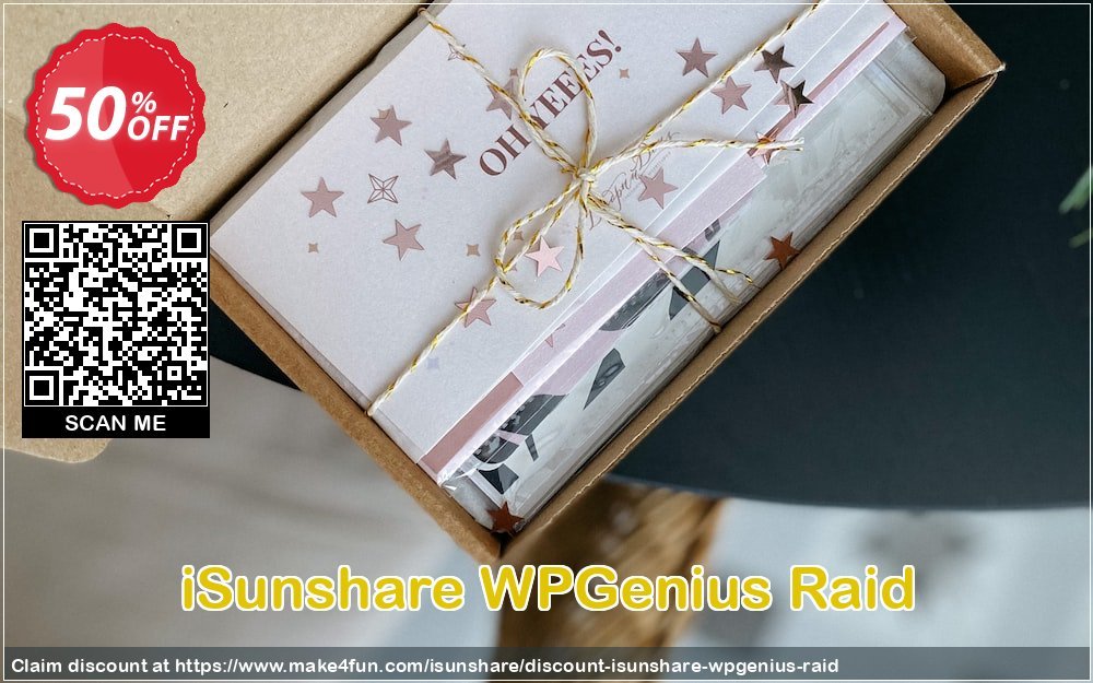 Isunshare Wpgenius Raid coupon codes for Mom's Special Day with 55% OFF, May 2025 - Make4fun