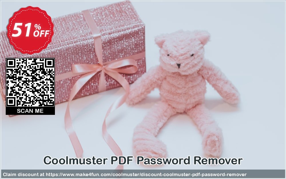 Coolmuster pdf password remover coupon codes for Mom's Day with 55% OFF, May 2024 - Make4fun