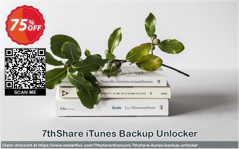 7thshare Itunes Backup Unlocker coupon codes for Bike Commute Day with 80% OFF, May 2025 - Make4fun