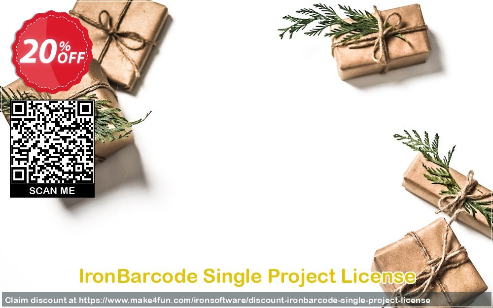 Ironbarcode Single Project License coupon codes for Mom's Day with 25% OFF, May 2025 - Make4fun