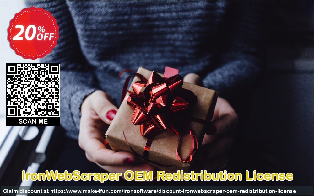 Ironwebscraper Oem Redistribution License coupon codes for Mom's Day with 25% OFF, May 2025 - Make4fun