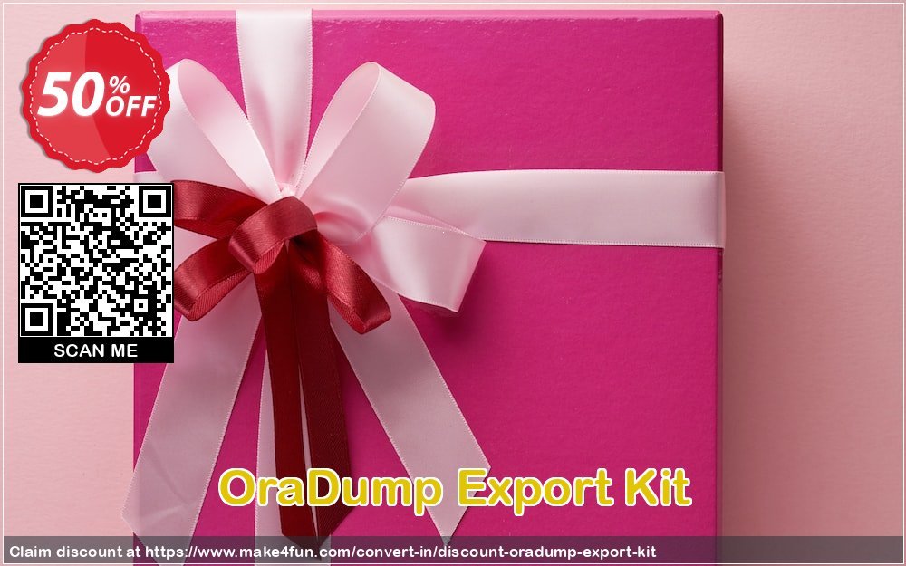 Oradump export kit coupon codes for Space Day with 55% OFF, May 2024 - Make4fun