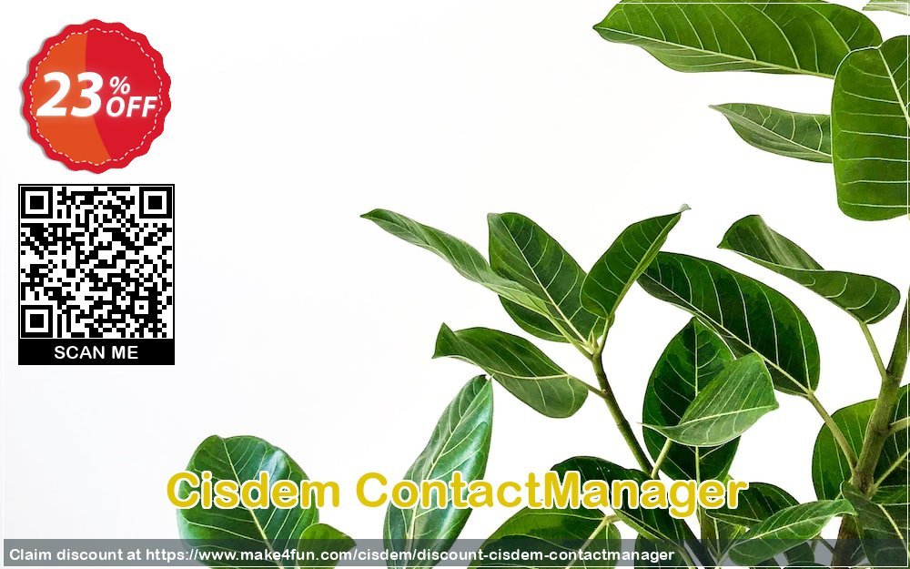 Cisdem Contactmanager coupon codes for May Celebrations with 25% OFF, May 2025 - Make4fun