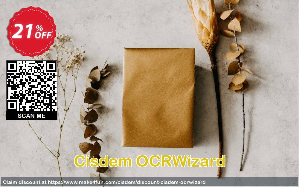 Cisdem ocrwizard coupon codes for Mom's Day with 25% OFF, May 2024 - Make4fun