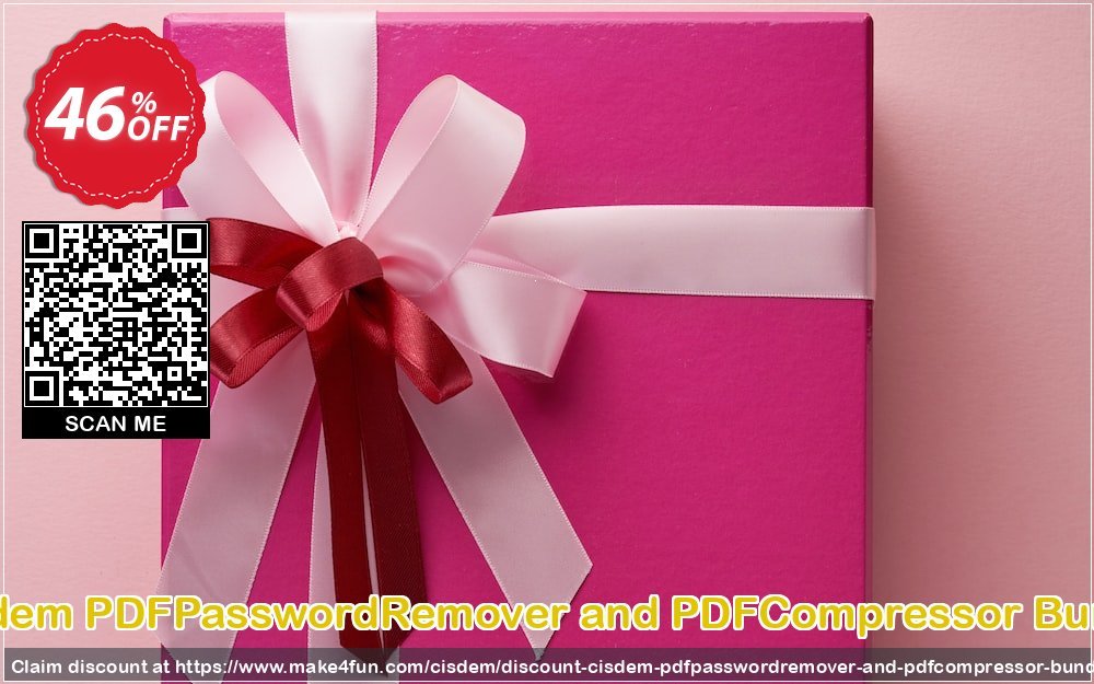 Cisdem pdfpasswordremover and pdfcompressor bundle coupon codes for #mothersday with 50% OFF, May 2024 - Make4fun