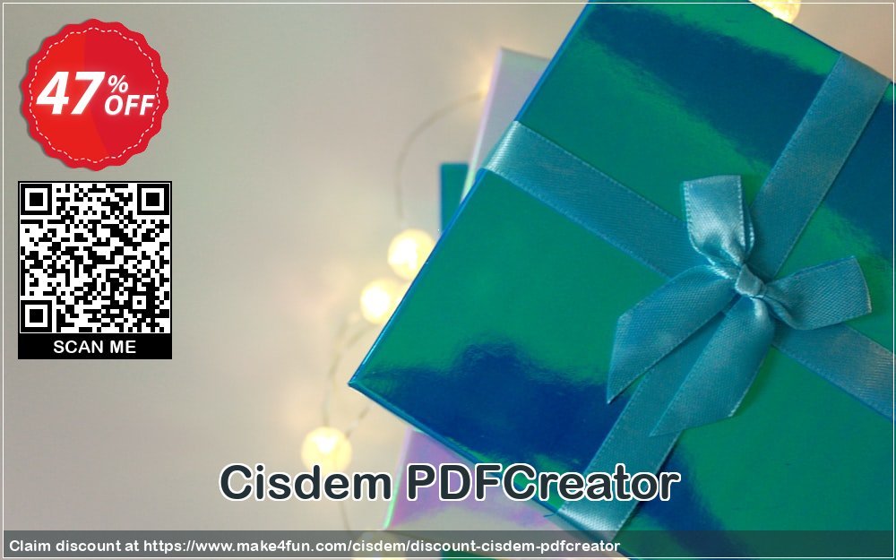 Cisdem pdfcreator coupon codes for #mothersday with 60% OFF, May 2024 - Make4fun