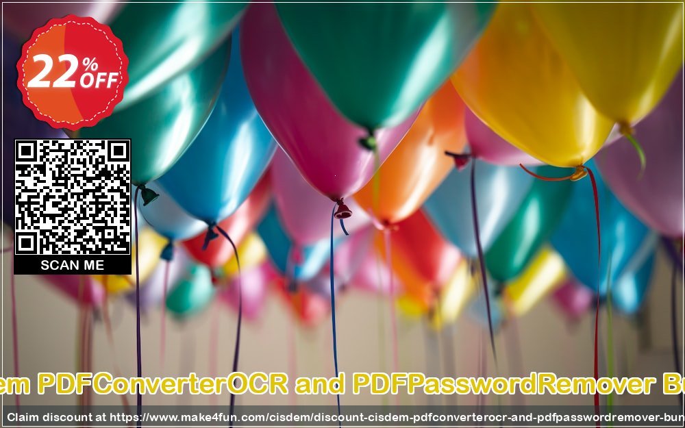 Cisdem pdfconverterocr and pdfpasswordremover bundle coupon codes for Mom's Day with 25% OFF, May 2024 - Make4fun