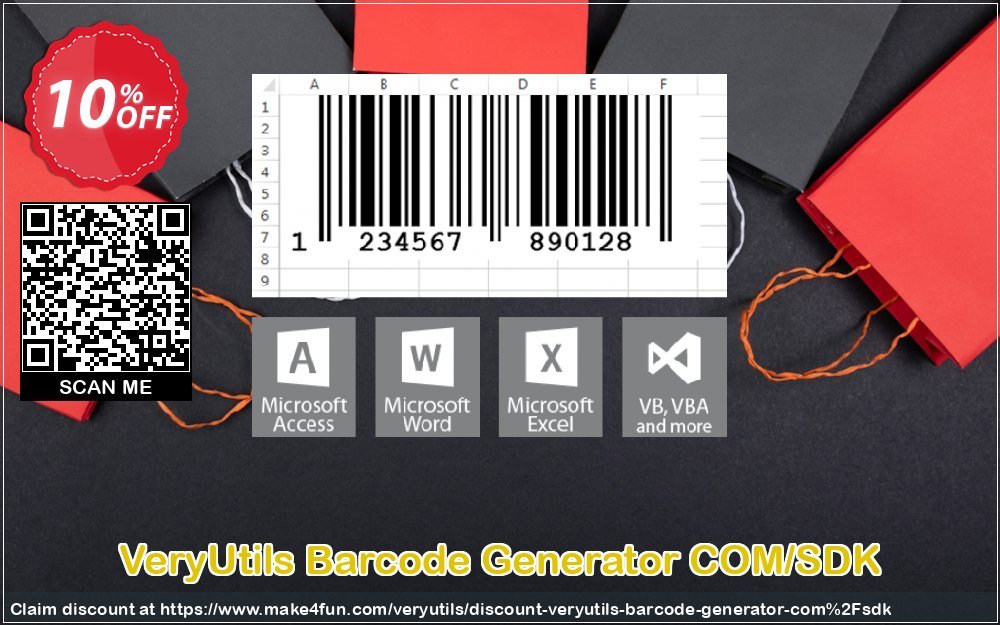 Veryutils barcode generator com/sdk coupon codes for #mothersday with 15% OFF, May 2024 - Make4fun