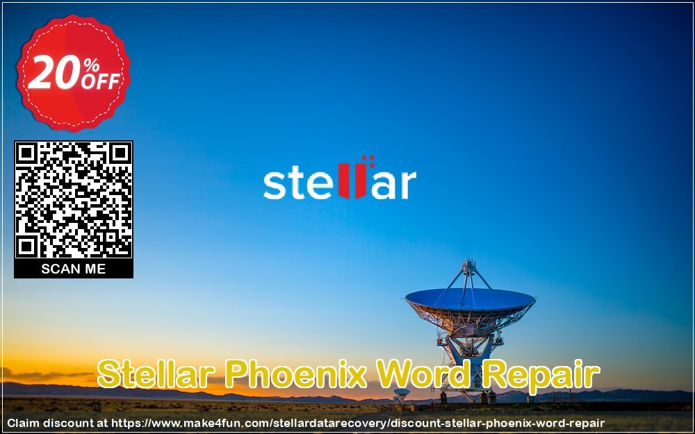 Stellar Phoenix Word Repair coupon codes for Independence Day with 25% OFF, July 2025 - Make4fun