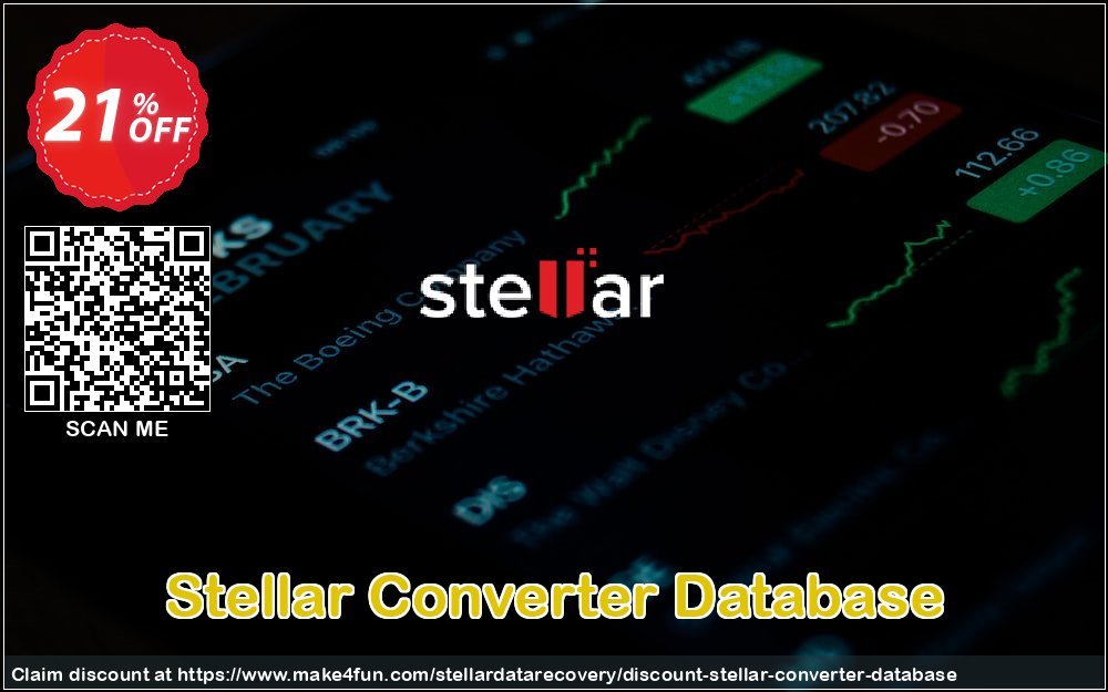Stellar Converter Database coupon codes for Teacher Appreciation with 25% OFF, May 2025 - Make4fun