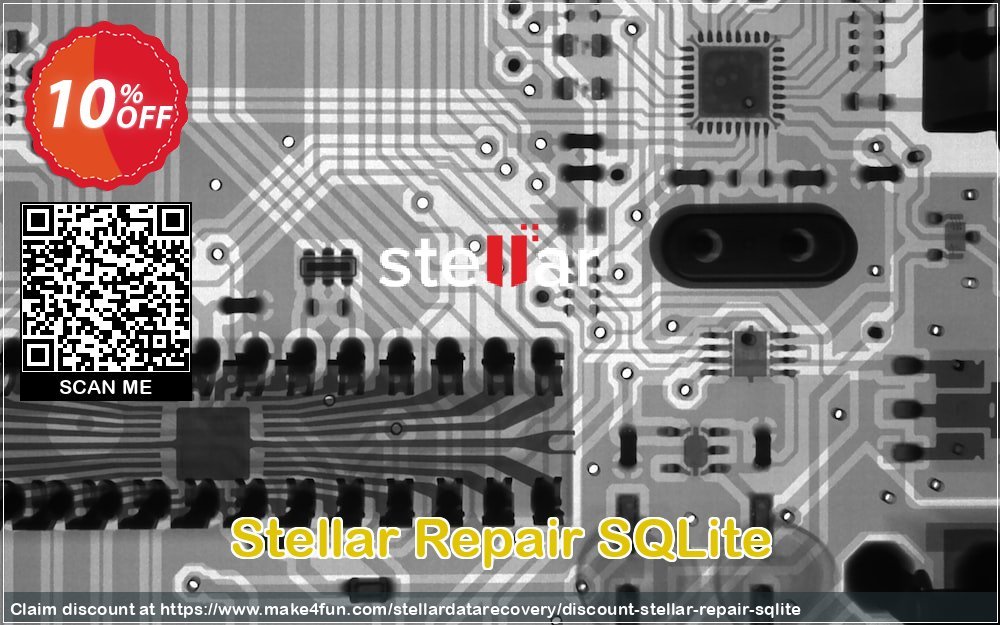 Stellar Repair Sqlite coupon codes for May Celebrations with 15% OFF, May 2025 - Make4fun
