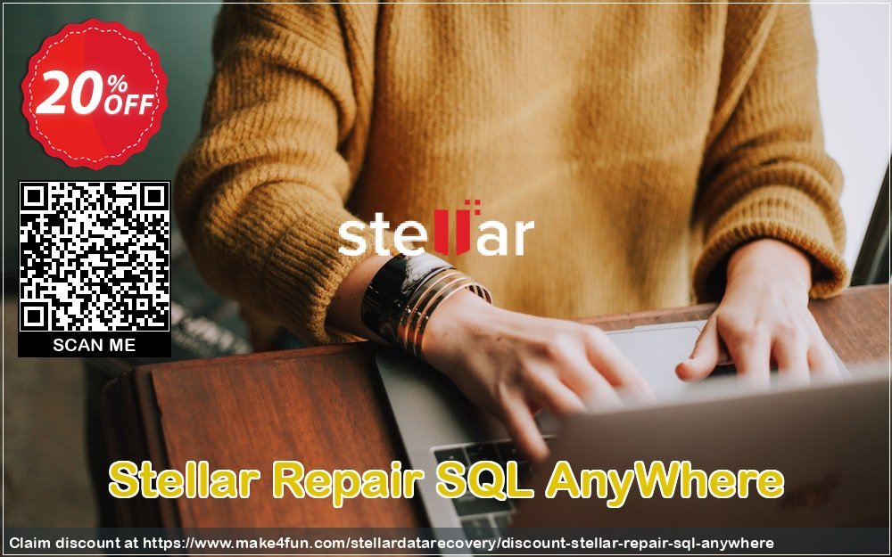 Stellar Repair Sql Anywhere coupon codes for Mom's Special Day with 25% OFF, May 2025 - Make4fun