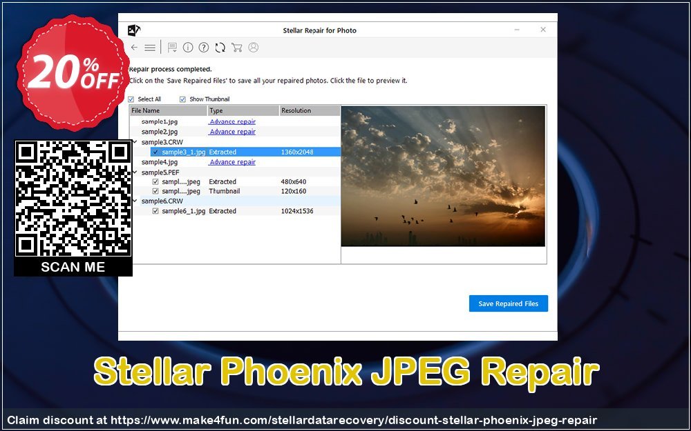 Stellar phoenix jpeg repair coupon codes for Mom's Special Day with 25% OFF, May 2024 - Make4fun