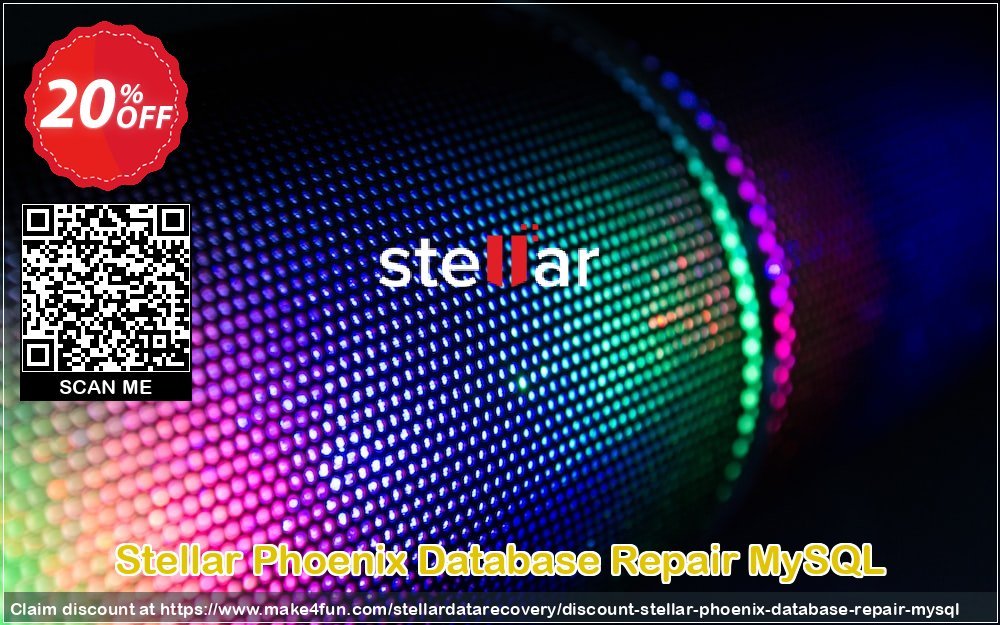 Stellar Phoenix Database Repair Mysql coupon codes for Mom's Special Day with 25% OFF, May 2025 - Make4fun