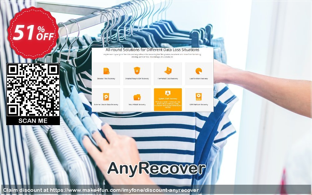 Anyrecover coupon codes for Mom's Day with 60% OFF, May 2024 - Make4fun