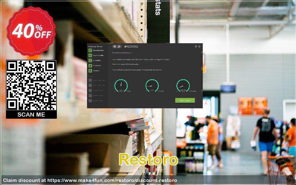 Restoro coupon codes for May Celebrations with 45% OFF, May 2024 - Make4fun