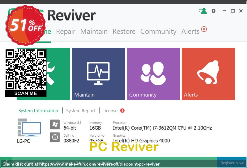 Pc reviver coupon codes for Mom's Day with 55% OFF, May 2024 - Make4fun