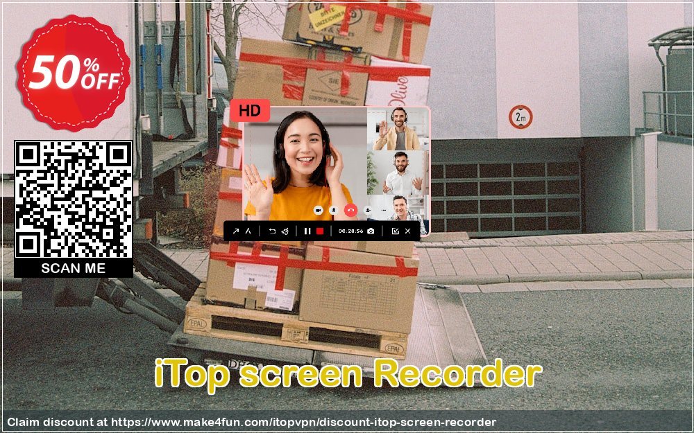 Itop Screen Recorder coupon codes for Mom's Day with 65% OFF, May 2025 - Make4fun