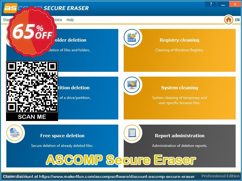 Ascomp Secure Eraser coupon codes for Mom's Day with 70% OFF, May 2025 - Make4fun