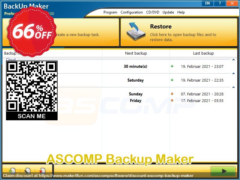 Ascomp Backup Maker coupon codes for Teacher Appreciation with 70% OFF, May 2025 - Make4fun