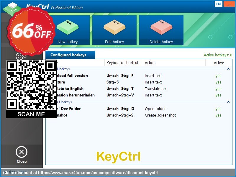 Keyctrl coupon codes for Mom's Day with 70% OFF, May 2024 - Make4fun