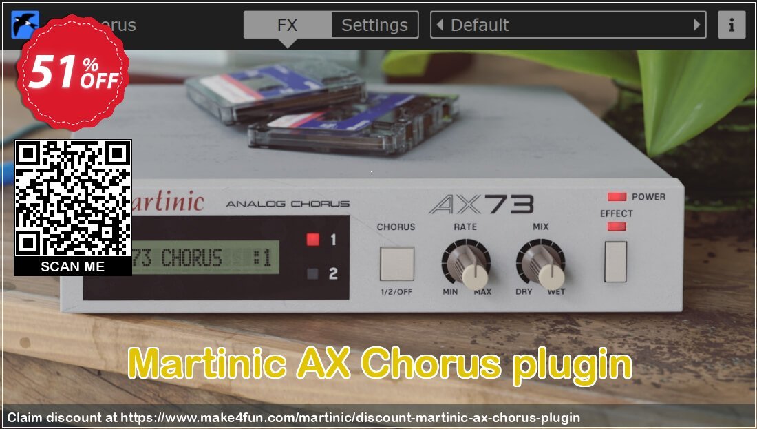 Martinic ax chorus plugin coupon codes for Mom's Day with 55% OFF, May 2024 - Make4fun
