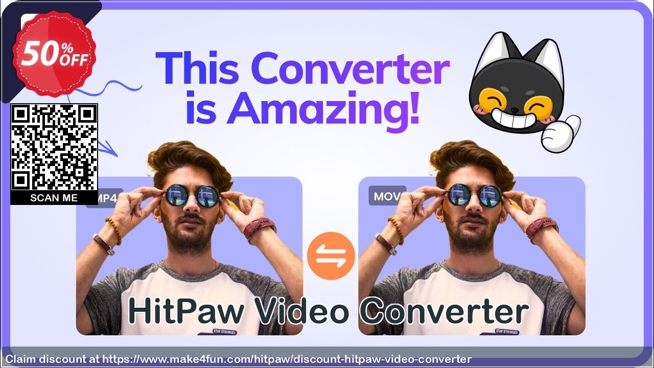 Hitpaw video converter coupon codes for Mom's Day with 55% OFF, May 2024 - Make4fun